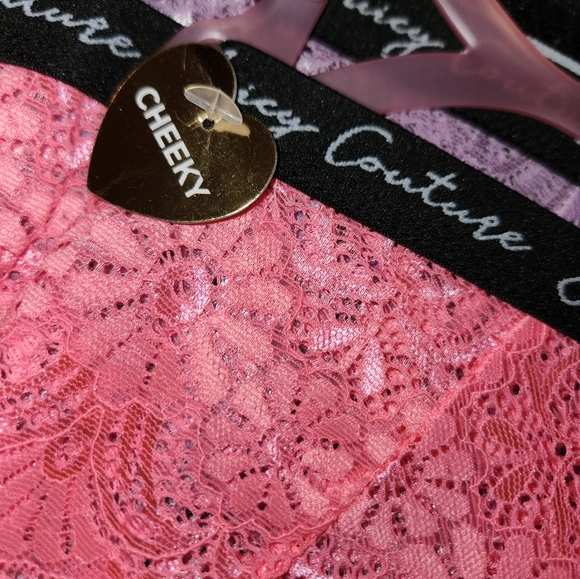 Juicy Couture 3 Pack Lace Cheeky Panties - Picture 2 of 7